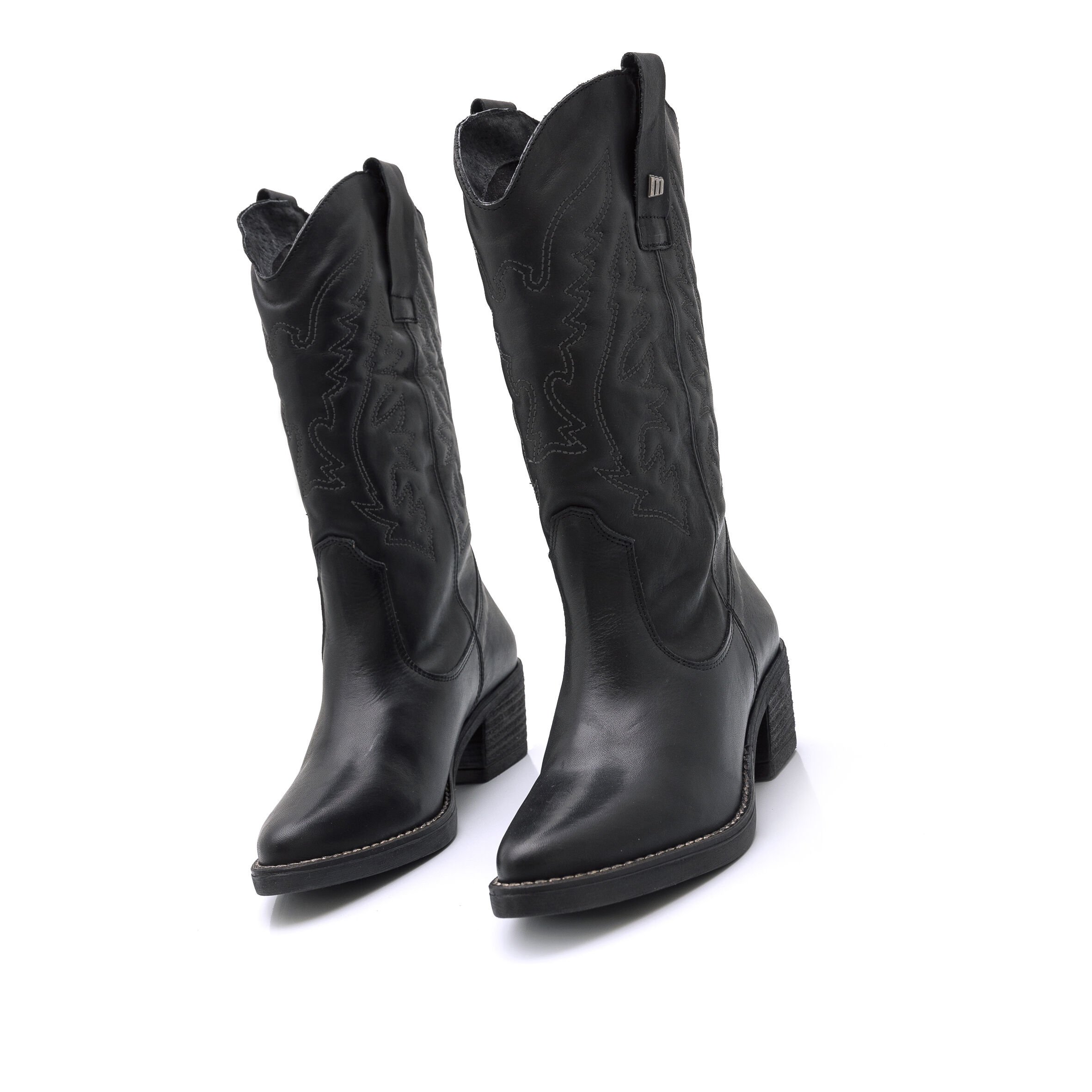 Botas negras mustang mujer store
